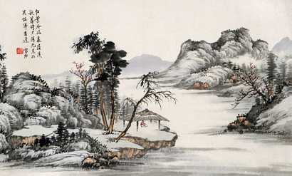 房毅 红叶吟风 立轴